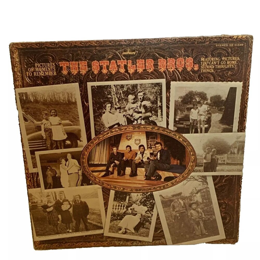 The Statler Brothers Pictures Of Moments To Remember (Vinyl, 1971) Mercury VG